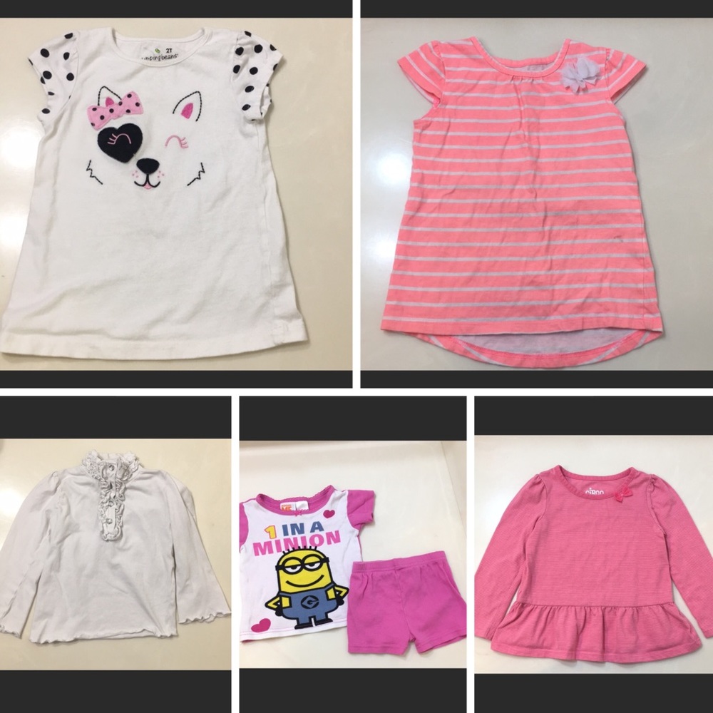 2t girls tops bundle